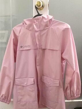 Columbia Youth Pink Rain Jacket